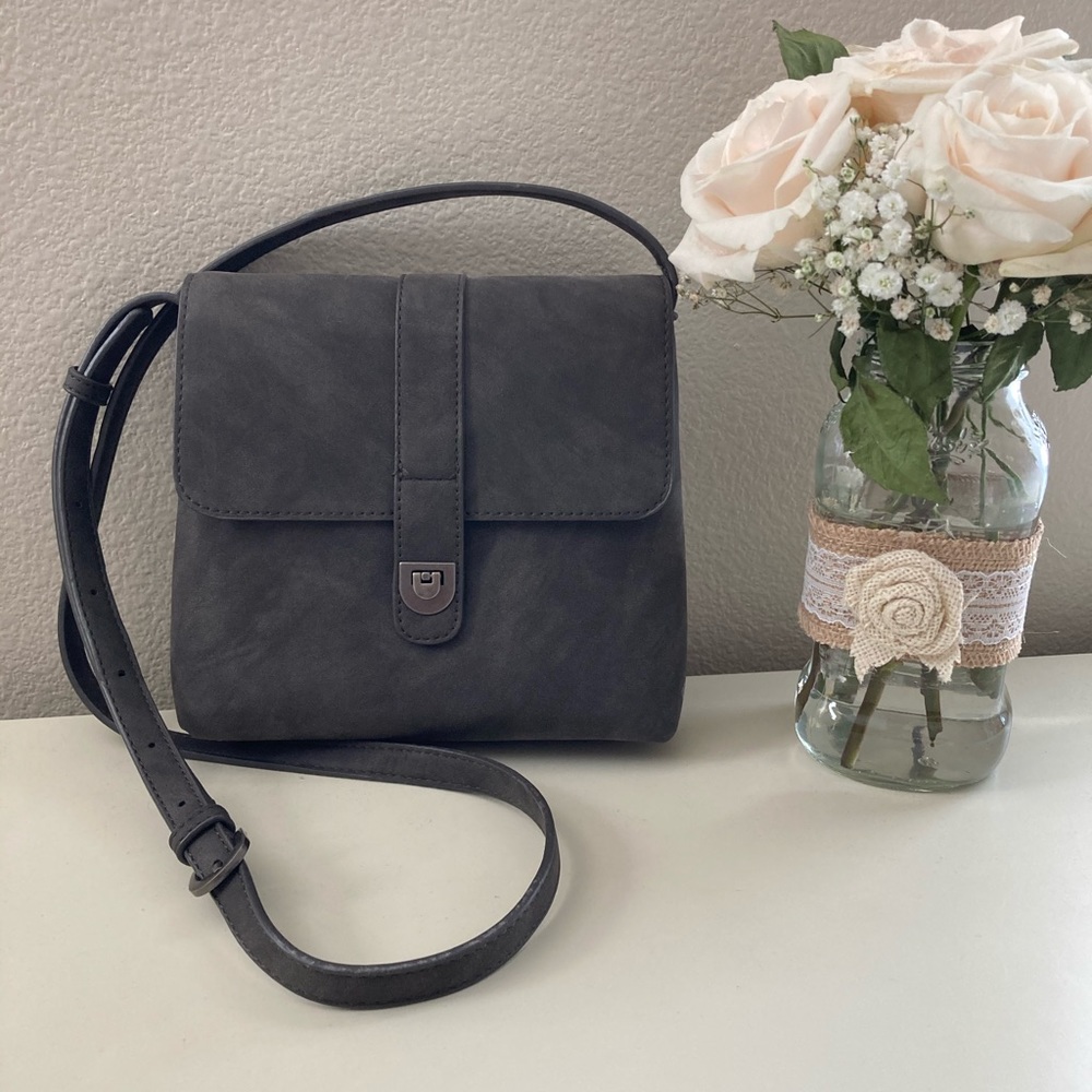 NWOT Joy Susan Gray Crossbody Purse HandbagSatchel